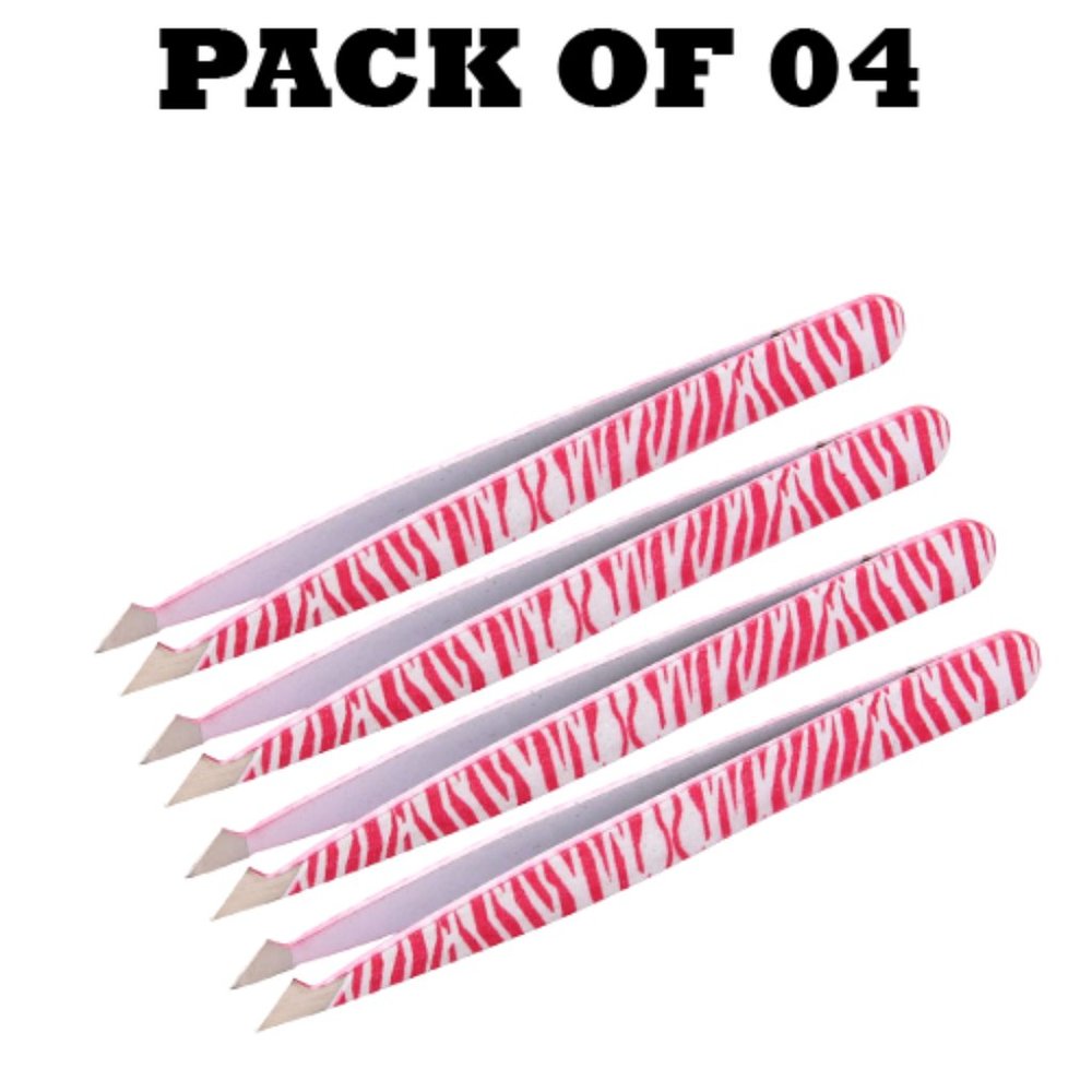 Forgica Professional Stainless Steel Paper Coating Tweezers Pack of 04